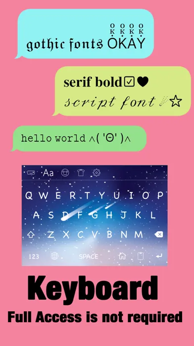Color Fonts Keyboard Pro Ekran Görüntüleri
