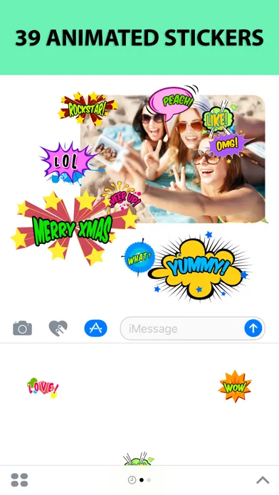 Comic 3D - Animated Stickers应用截图