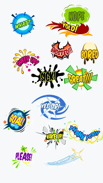 Comic 3D - Animated Stickers应用截图