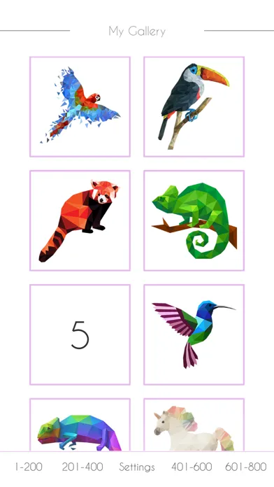 Tangkapan layar Poly4u: 3D Art Shape puzzle