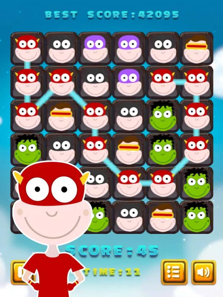 تصاویر Superhero & Friends Puzzle - Match 3 Game iPad 