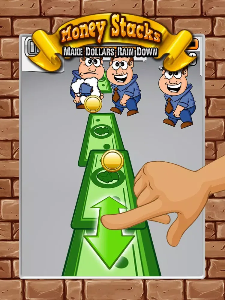 Ảnh chụp màn hình của Money Stacks - Make Dollars Rain Down iPad 