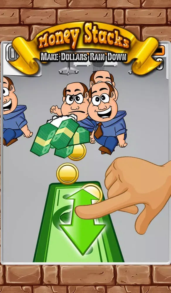 Ảnh chụp màn hình của Money Stacks - Make Dollars Rain Down