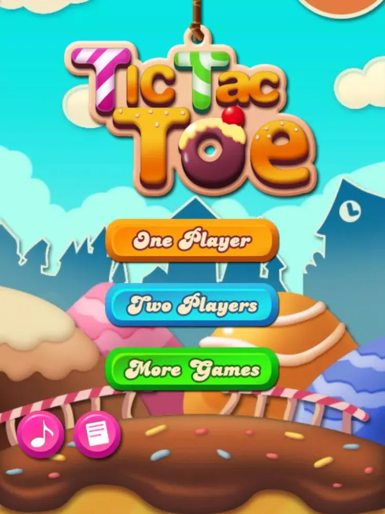 Candy Tic Tac Toe iPad  スクリーンショット