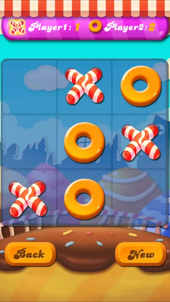 Candy Tic Tac Toe スクリーンショット