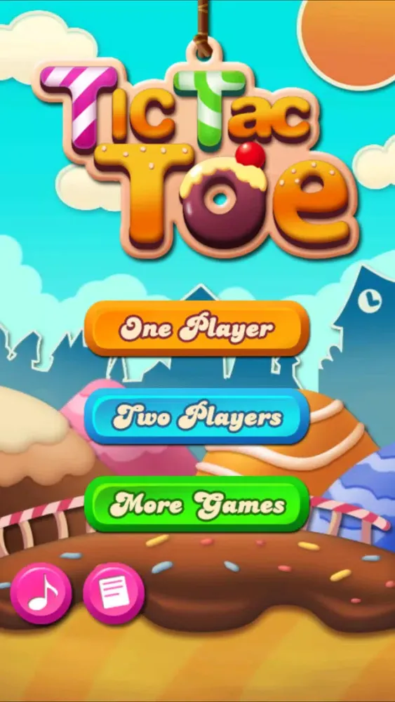Candy Tic Tac Toe スクリーンショット