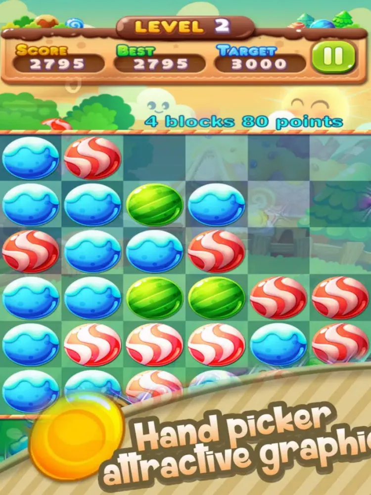 Screenshot di Candy Bombom: Game Tap Blast iPad 