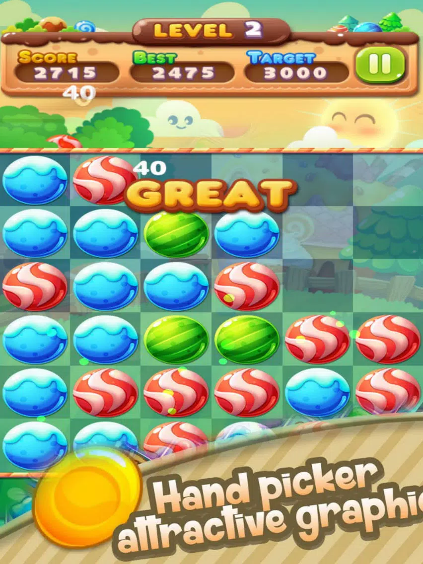Candy Bombom: Game Tap Blast iPad  स्क्रीनशॉट