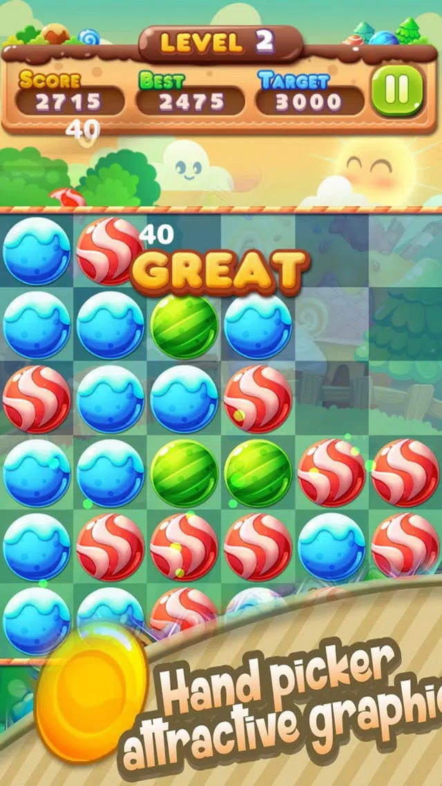 Candy Bombom: Game Tap Blast स्क्रीनशॉट