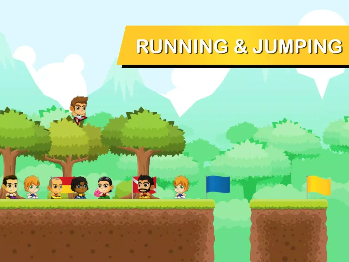 Captures d'écran de Head Jumper - Tiny Boy Run & Jump Endless Forest iPad 