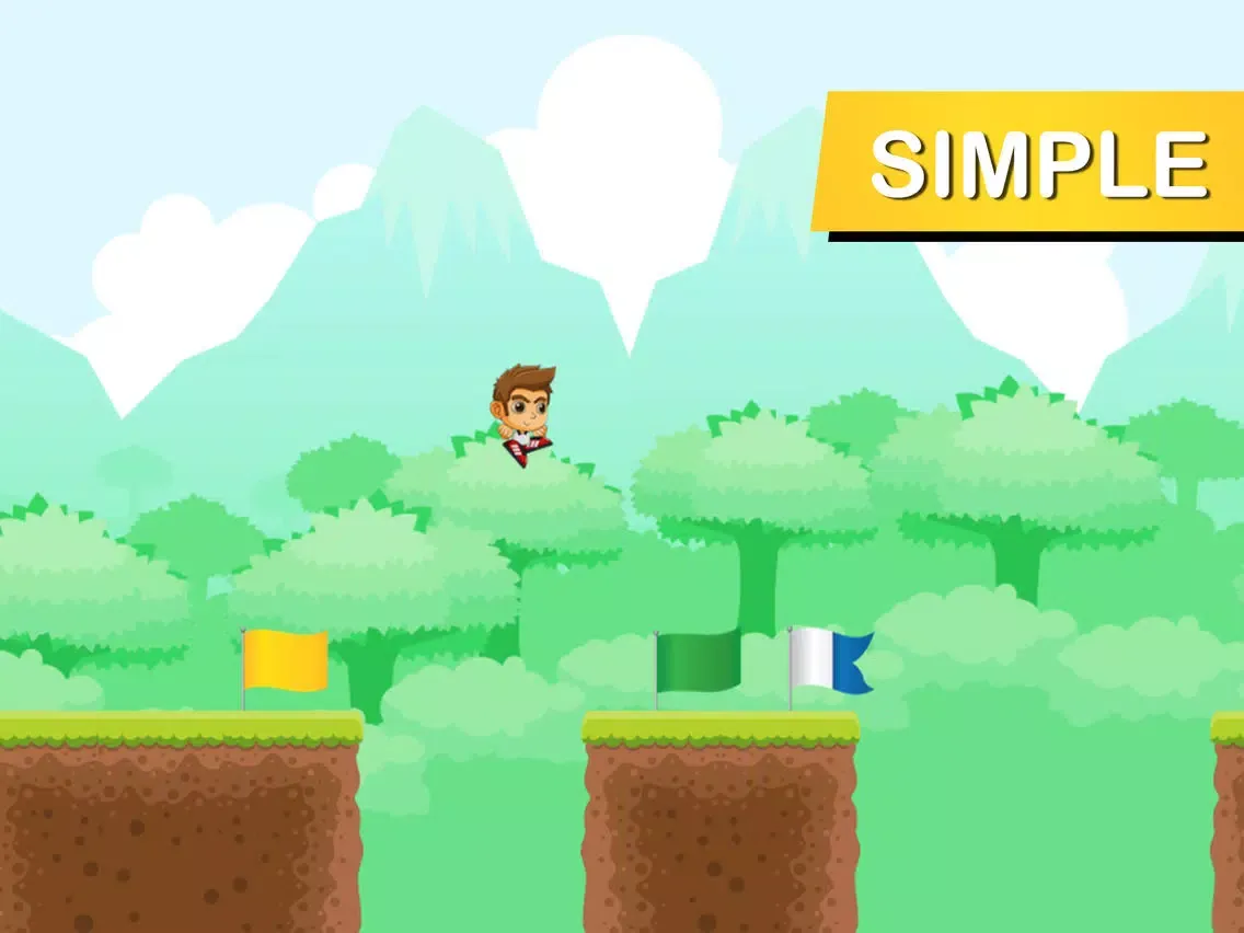 Captures d'écran de Head Jumper - Tiny Boy Run & Jump Endless Forest iPad 