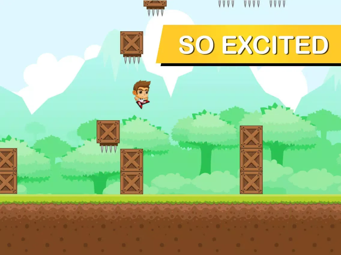 Captures d'écran de Head Jumper - Tiny Boy Run & Jump Endless Forest iPad 