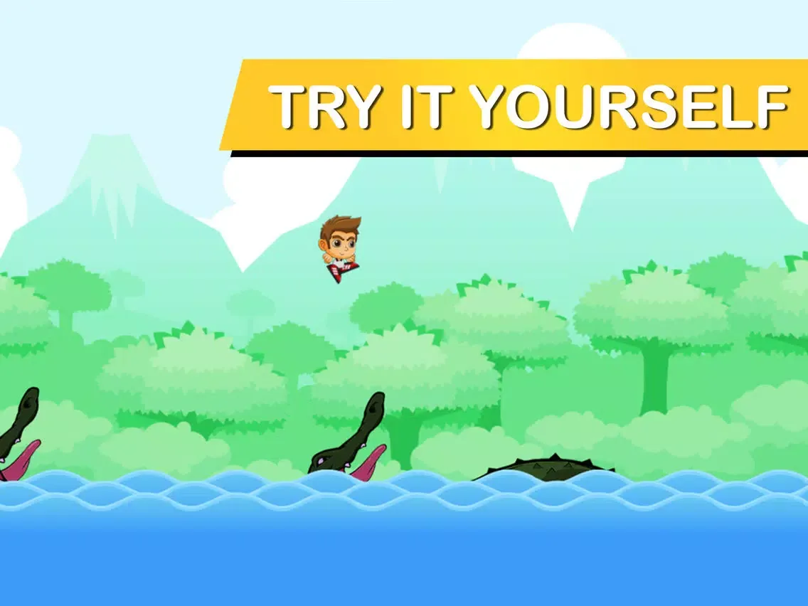 Captures d'écran de Head Jumper - Tiny Boy Run & Jump Endless Forest iPad 
