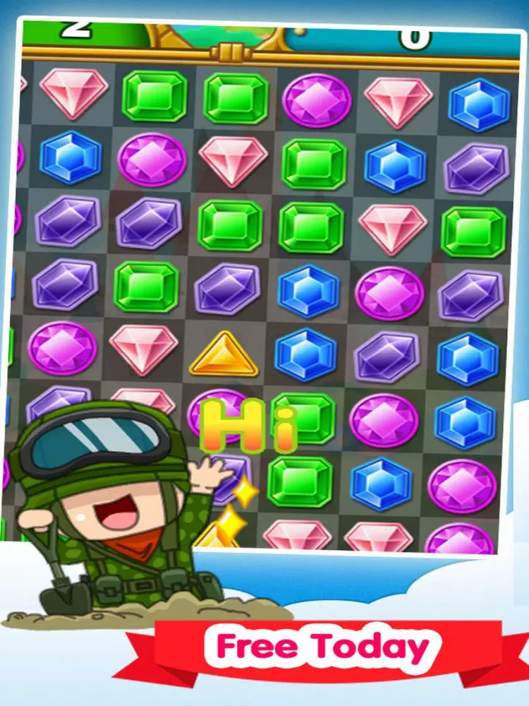 Ảnh chụp màn hình của Wow Jewel Legend iPad 