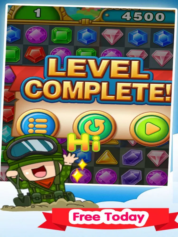 Ảnh chụp màn hình của Wow Jewel Legend iPad 