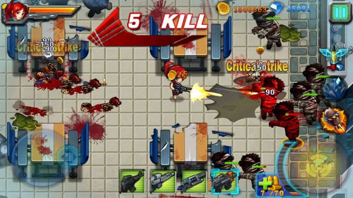 ภาพหน้าจอของ Zombies Combat