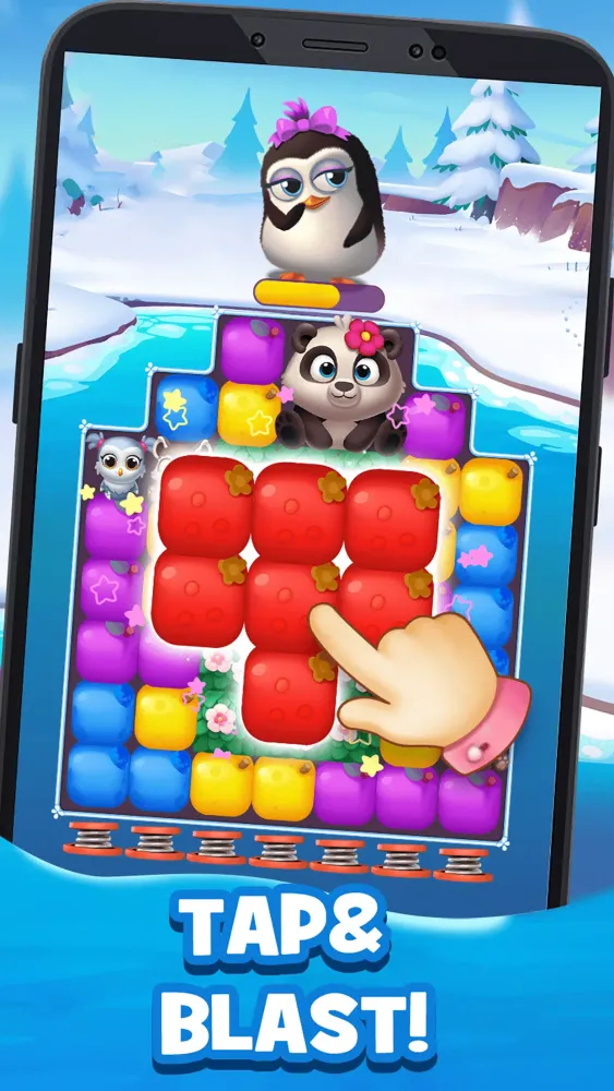 Tangkapan layar Penguin Blast