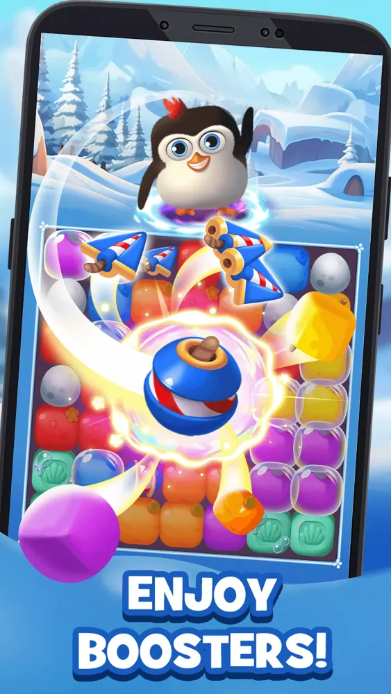 Tangkapan layar Penguin Blast