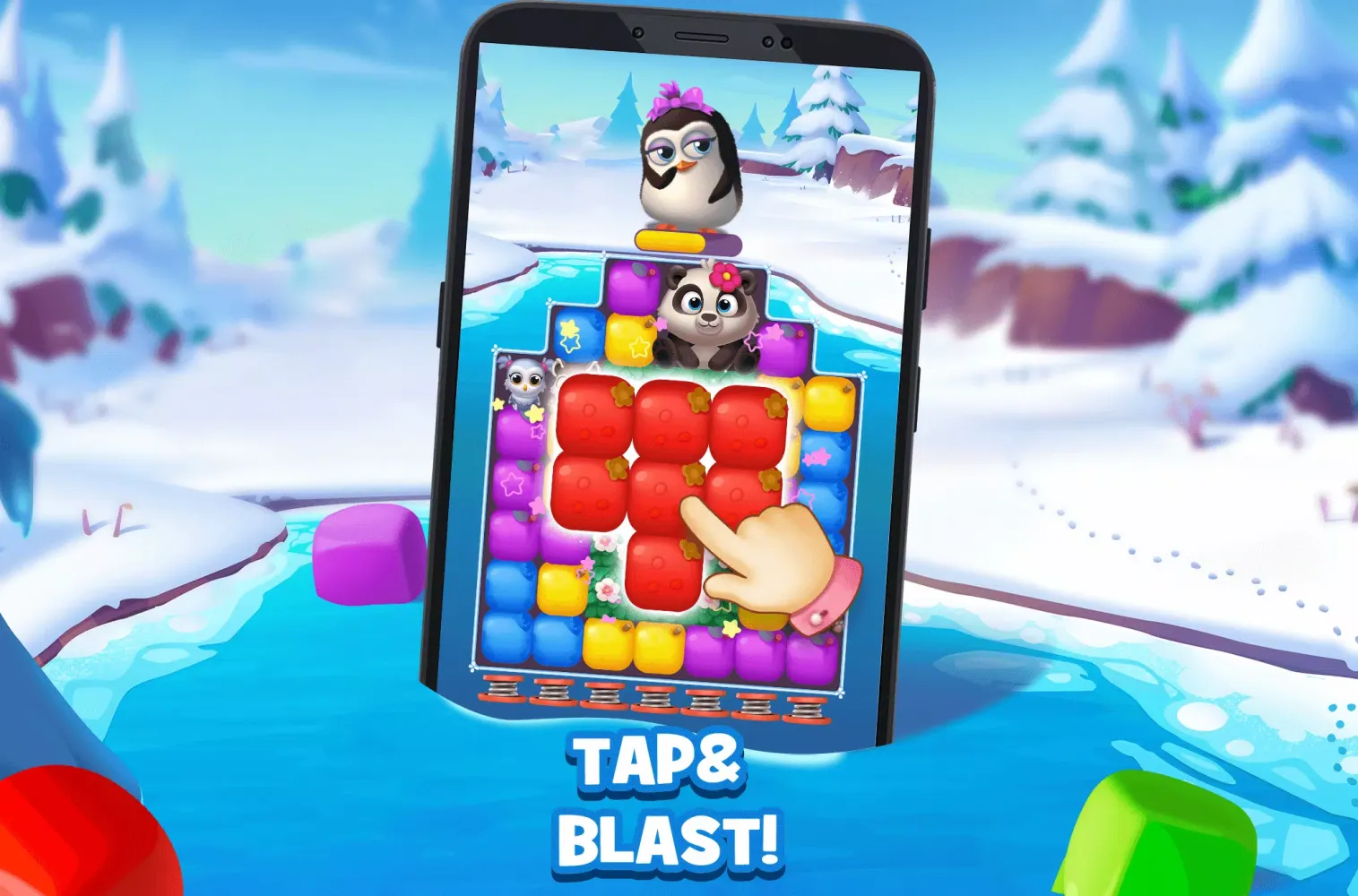 Tangkapan layar Penguin Blast