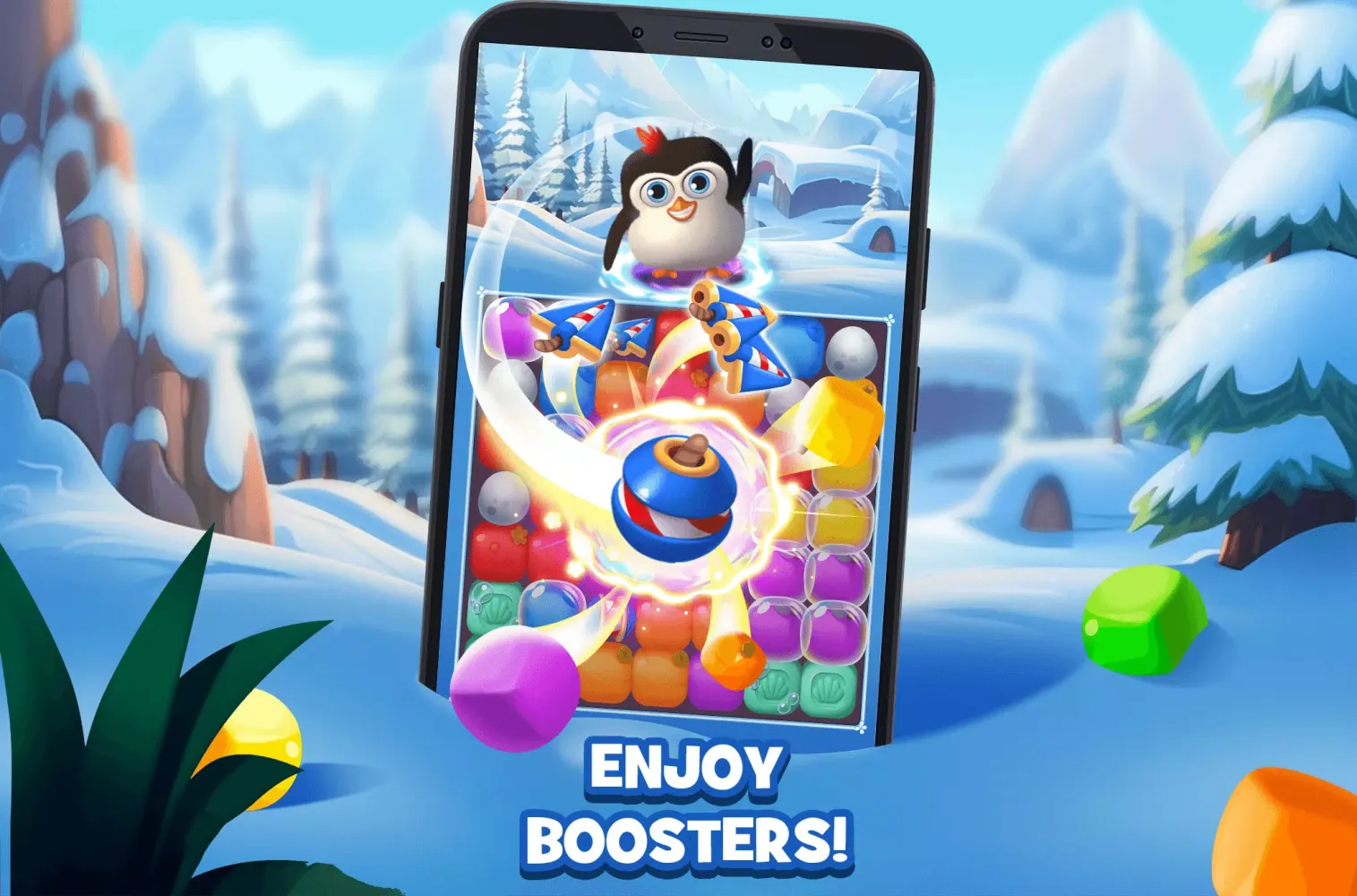 Tangkapan layar Penguin Blast