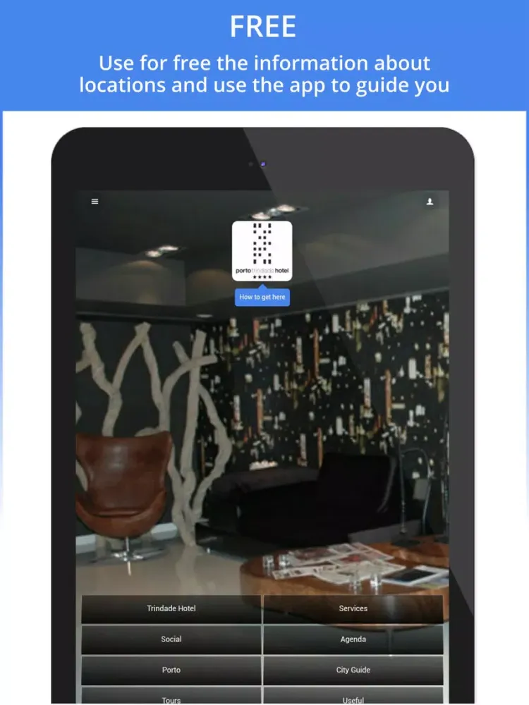 Tangkapan skrin Porto Trindade Hotel iPad