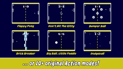 Tangkapan skrin Retro Ping Pong