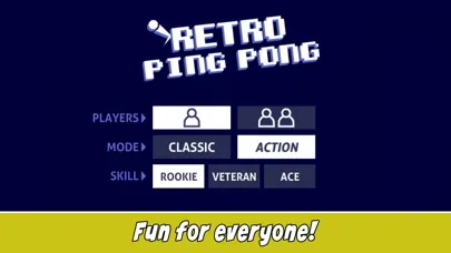 Tangkapan skrin Retro Ping Pong