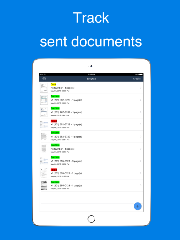 Ảnh chụp màn hình của Easy Fax - send fax from phone iPad 