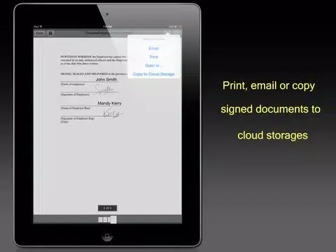 Capturas de pantalla de TurboSign Pro - Quickly Sign and Fill PDF Documents iPad 