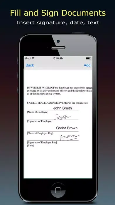 Capturas de pantalla de TurboSign Pro - Quickly Sign and Fill PDF Documents