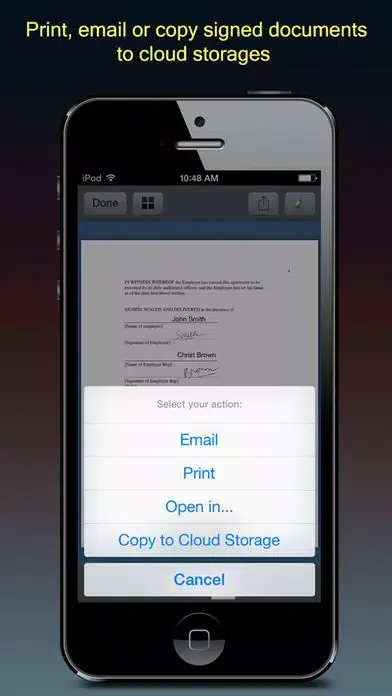 Capturas de pantalla de TurboSign Pro - Quickly Sign and Fill PDF Documents