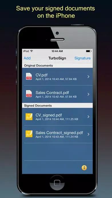 Capturas de pantalla de TurboSign Pro - Quickly Sign and Fill PDF Documents