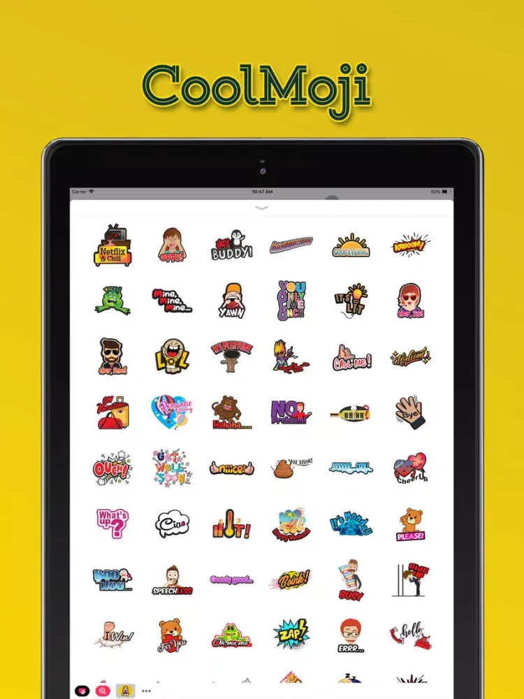 CoolMoji iPad  Ekran Görüntüleri