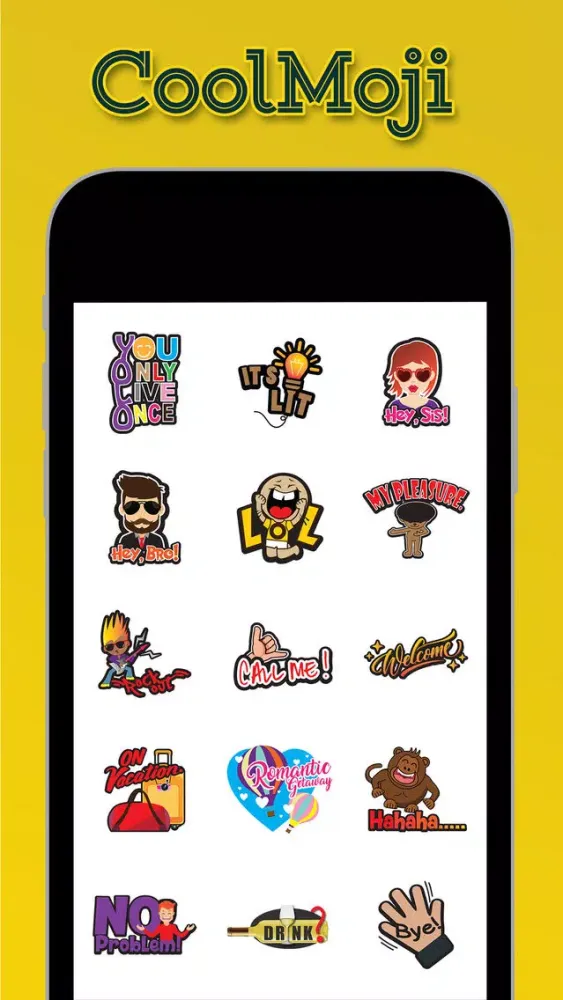 CoolMoji Ekran Görüntüleri