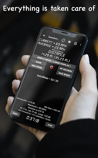 GPS Speedometer and Odometer Screenshots
