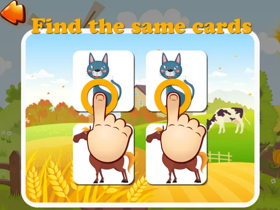 Zrzuty ekranu Sunny Farm - Fun Cartoon Farm Animals Game For Toddler With Puzzle Sound Food Free iPad 