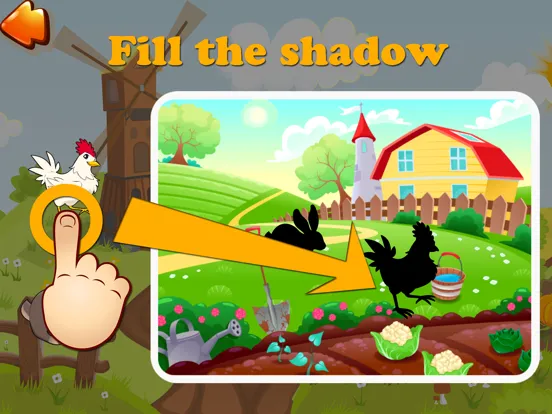 Zrzuty ekranu Sunny Farm - Fun Cartoon Farm Animals Game For Toddler With Puzzle Sound Food Free iPad 