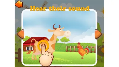 Zrzuty ekranu Sunny Farm - Fun Cartoon Farm Animals Game For Toddler With Puzzle Sound Food Free