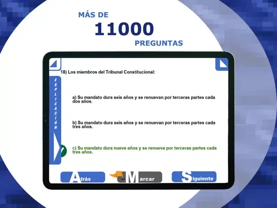 Capturas de tela do Oposición PN iPad 