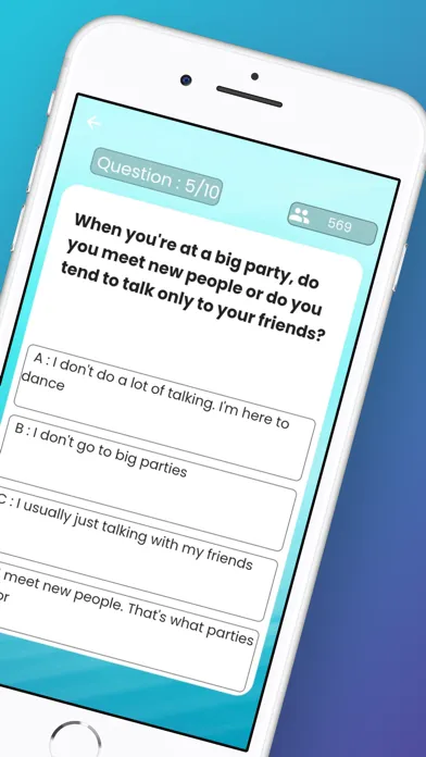 Tangkapan skrin How Cool Are You - Quiz App