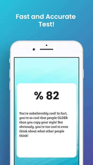 Tangkapan skrin How Cool Are You - Quiz App