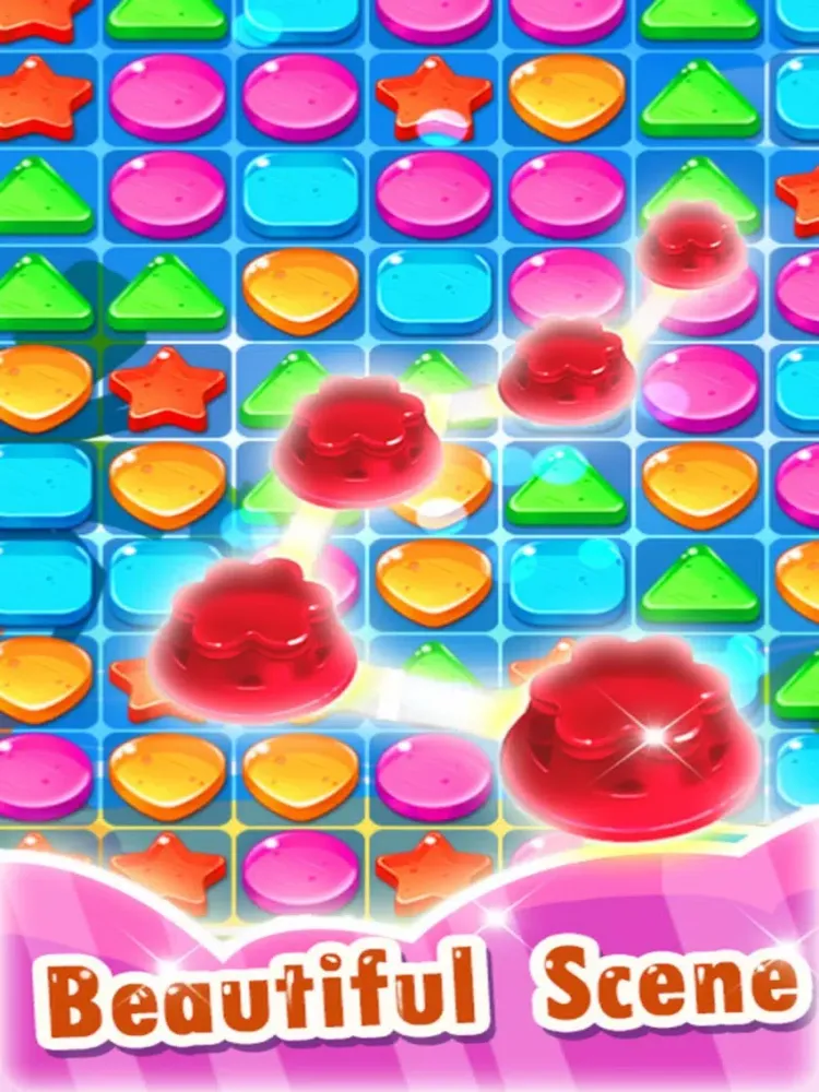 Tangkapan skrin Jelly Soap Blast iPad 