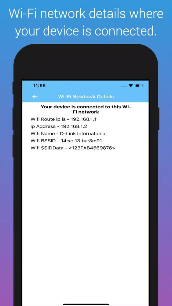 Captures d'écran de WiFi Network Scanner Analyzer