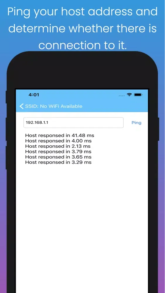 Captures d'écran de WiFi Network Scanner Analyzer