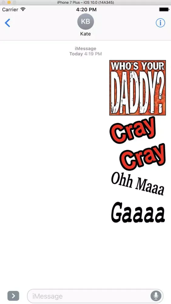 Urban Quotes Sticker Pack Screenshots