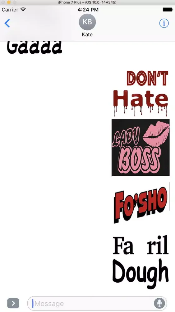 Urban Quotes Sticker Pack Screenshots