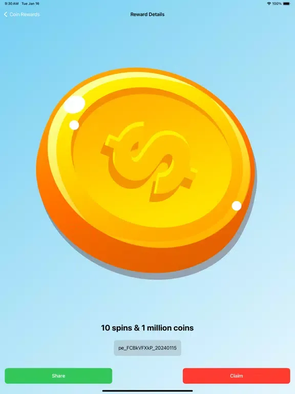 Daily Spin Link CM Spin iPad  Screenshots