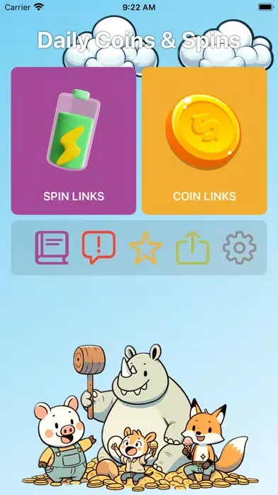 Daily Spin Link CM Spin Screenshots