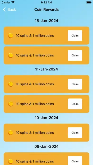 Daily Spin Link CM Spin Screenshots