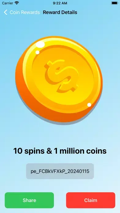 Daily Spin Link CM Spin Screenshots